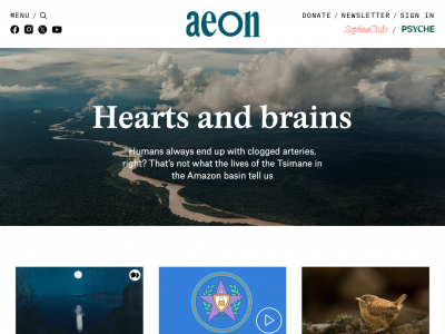 screenshot of Aeon