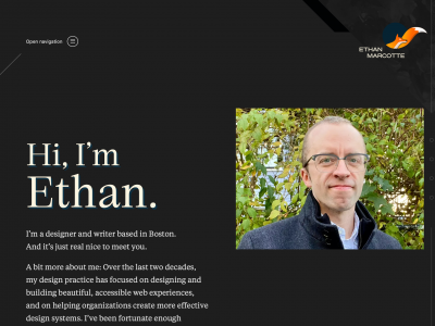 screenshot of Ethan Marcotte