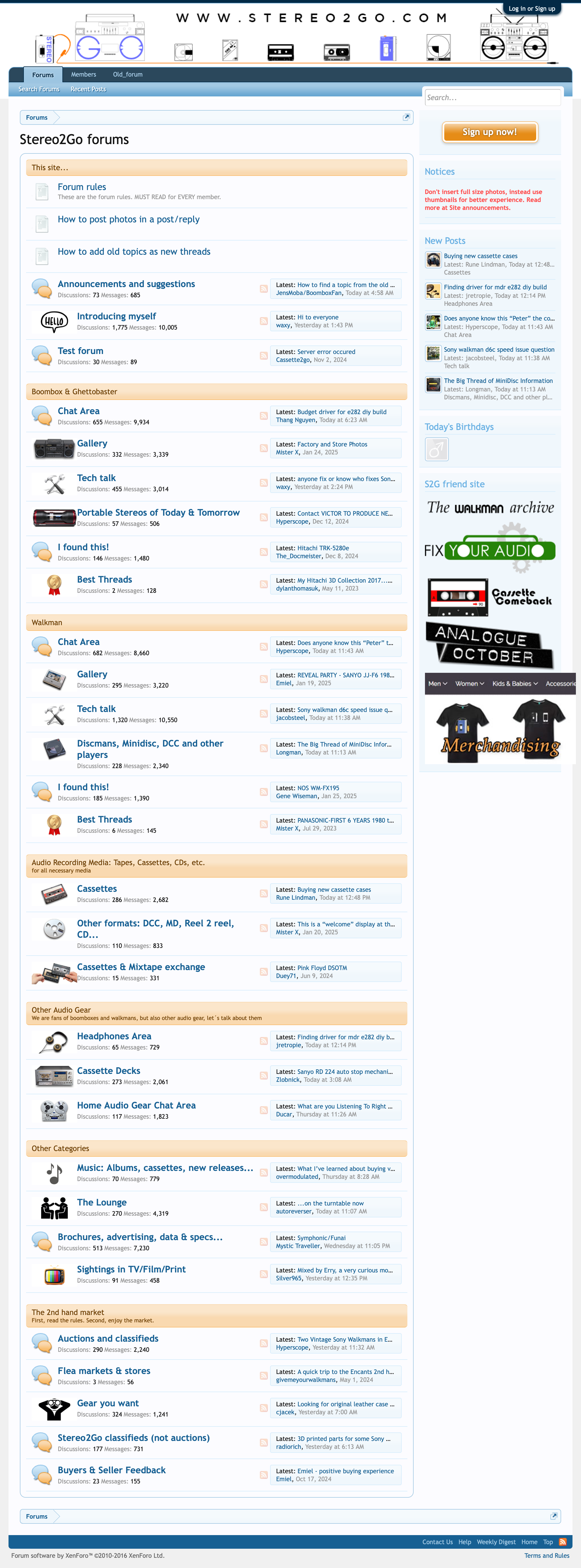 screenshot of Stereo2Go